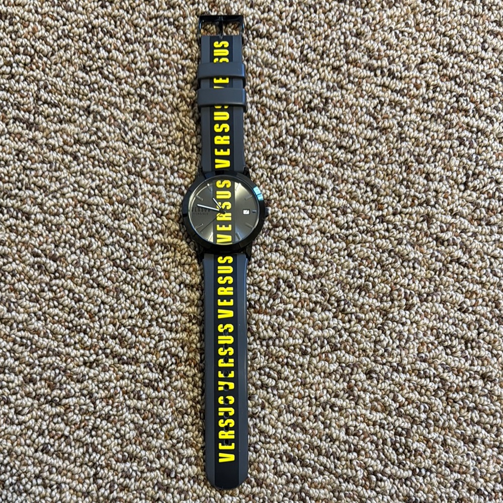 Versus Black and Yellow Watch